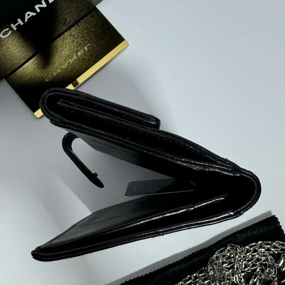 AUTHENTIC CHANEL PATENT LEATHER WALLET